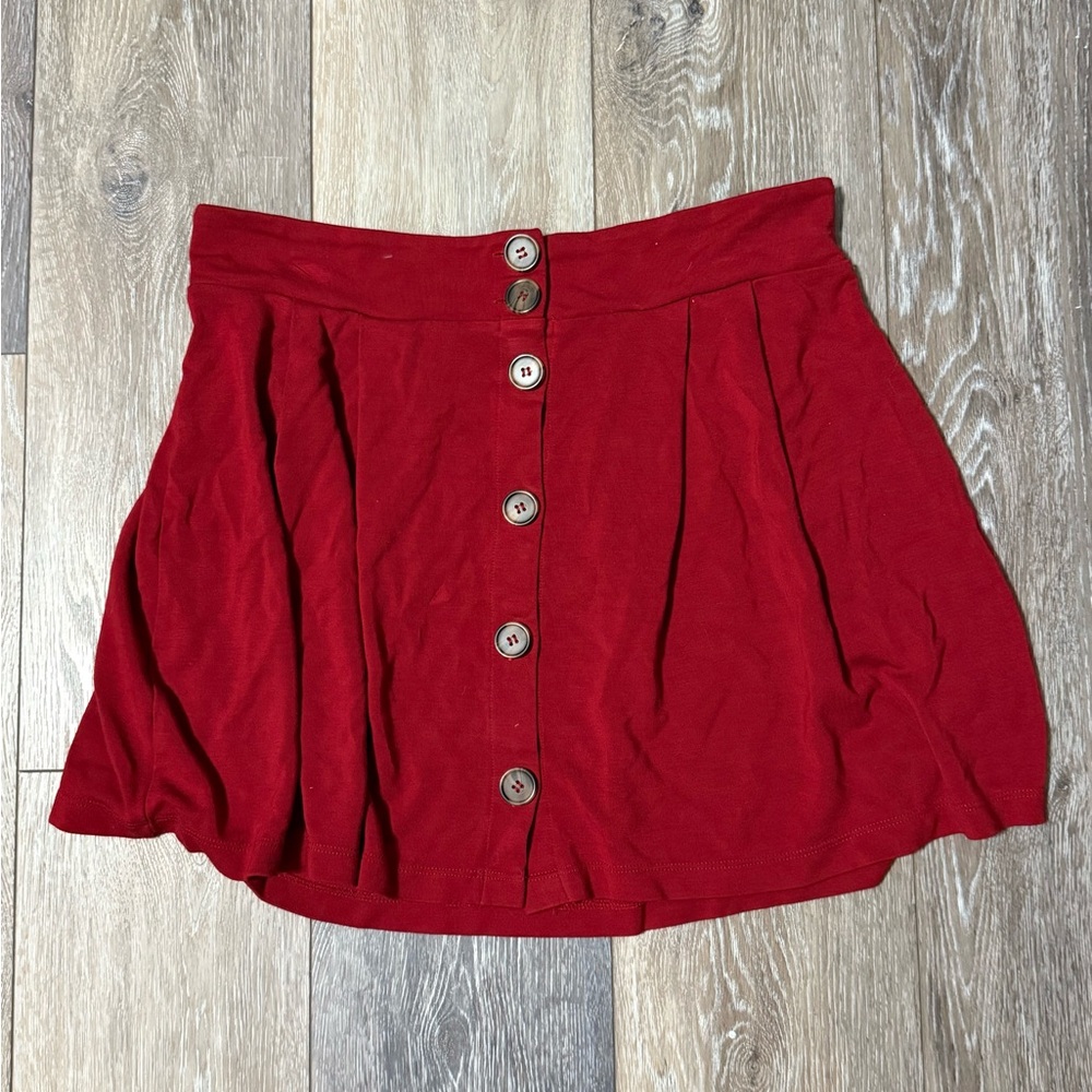 Modcloth Cherry Red Skirt